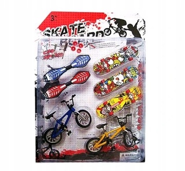 duży zestaw 7 szt. Fingerboard Bmx Rower na palce