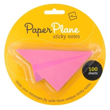 PAPER PLANE - KARTECZKI SAMOPRZYLEPNE - RÓŻOWE