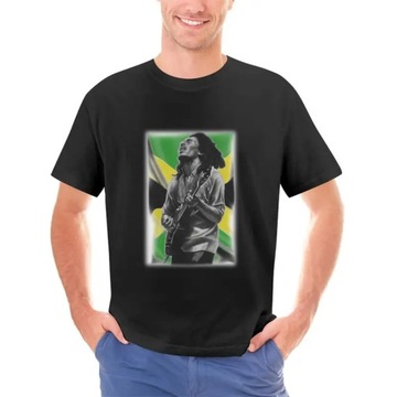 BOB MARLEY INSPIRED JAMAICA FLAG REGGAE ADULTS KIDS T-Shirt Koszulka