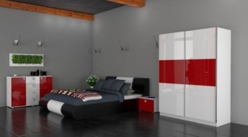 Комплект мебели для спальни - кровать 160 см, шкаф 150 см.