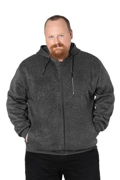 Duża Bluza Dresowa Męska Rozsuwana 2923-02 r 5XL