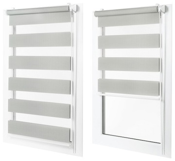 РОЛЛОННЫЕ ШТОРЫ ДЕНЬ НОЧЬ 70х150 СМ, РАЗМЕР ПО ЗАКАЗУ, ЦВЕТА