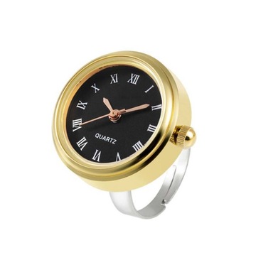 New Style Watch Rings Female Personality Golden