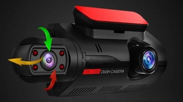 ВИДЕОЗАПИСЫ АВТОМОБИЛЬНАЯ КАМЕРА HD ДЛЯ ВОЖДЕНИЯ ДВЕ ОБЪЕКТИВЫ