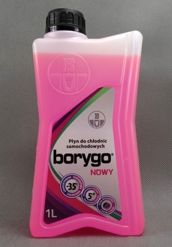 BORYGO РАДИАТОРНАЯ ЖИДКОСТЬ НОВАЯ 1Л -35 РОЗОВАЯ