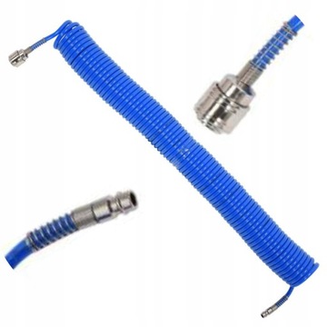 YATO WĄŻ SPIRALNY 6,5MMx10MMx10M PU SZYBKOZŁĄCZKI