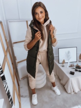 ЖЕНСКИЙ СТЕГАНЫЙ ЖИЛЕТ С РУКАВАМИ размер XL