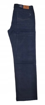 6XL Big Men Duże Spodnie Jeans Strecz Pas 124cm