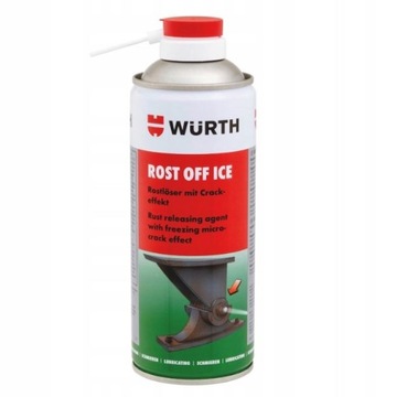 WURTH Rost Off ICE Замораживающий спрей для удаления ржавчины, 400 мл, набор из 2 шт.