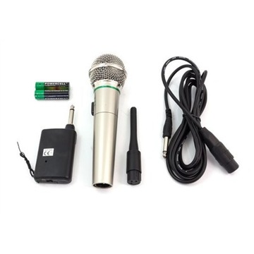 Mikrofon bezprzewodowy karaoke zasięg 15m