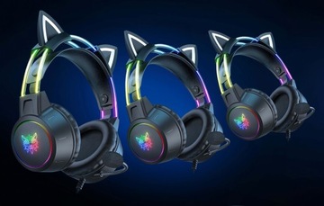 ПРОВОДНЫЕ НАКЛАДНЫЕ ИГРОВЫЕ НАУШНИКИ ONIKUMA X15 PRO С УШАМИ 2М