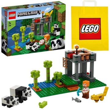 LEGO 21158 MINECRAFT ŻŁOBEK DLA PAND DOMEK ALEX PANDY