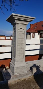 Бетонные заборы, усадебные столбы, каркас, дворец