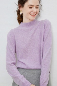 Wełniany sweter damski QingHe Cashmere 17 kolorów