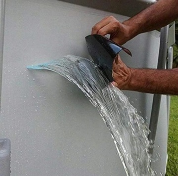 Водонепроницаемая ремонтная лента для труб бассейна, черная, 150 х 10 см.