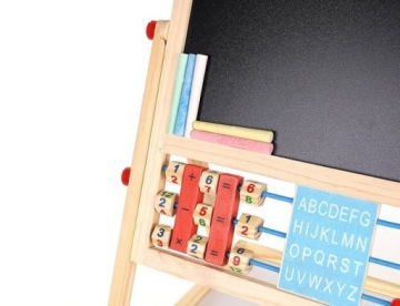 Деревянная магнитная доска для мела Abacus 4in1 37 x 67 см ПРЕМИУМ