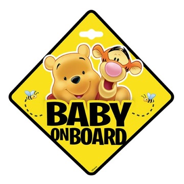 Tabliczka BABY ON BOARD KUBUŚ