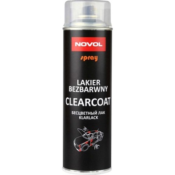 Lakier bezbarwny NOVOL Clearcoat Połysk Spray