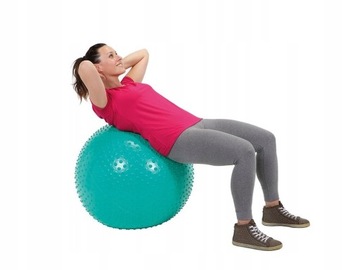 Piłka do ćwiczeń 55cm gimnastyczna fitness z pompką