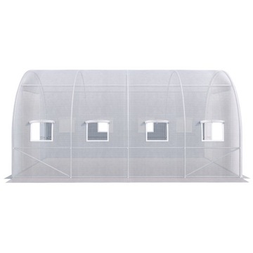TUNEL FOLIOWY ogrodowy DUŻY SOLIDNY FOLIA UV 5 szklarnia 10m2 + 2 X WEJŚCIE