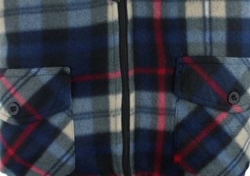 ТЕПЛАЯ ПЛОТНАЯ МУЖСКАЯ РУБАШКА ИЗ ФЛИСА В КЛЕТИКУ 4XLP87