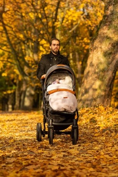 SENSILLO Śpiworek Do Wózka Indiana ASH Len100x50