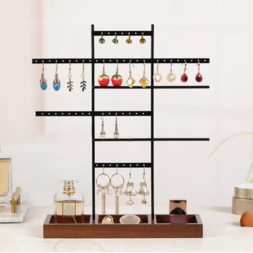 Держатель для сережек Подставка для ювелирных изделий Подставка для сережек с настольным органайзером