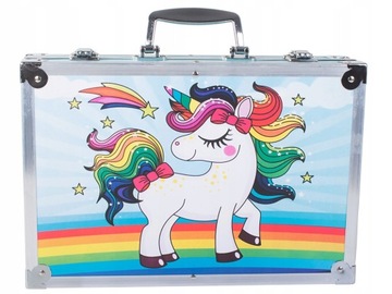 Набор рисования для детей в чемодане, 145 художественных деталей.