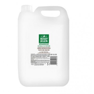 BIAŁY JELEŃ mydło w płynie, 5l