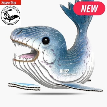 Юджи, морской леопард. Эко 3D Пазл