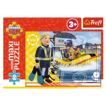 Пазл 20 MiniMaxi Fireman Sam Fireman Trefl 21114