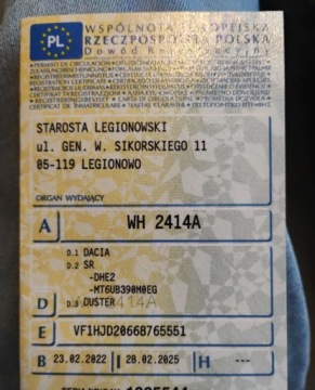 Dacia Duster II SUV 1.0 TCe LPG 100KM 2021 Dacia Duster 2021r, SALON POLSKA. 1.0 Benzyna LPG. Uszkodzony. Poobijany., zdjęcie 26