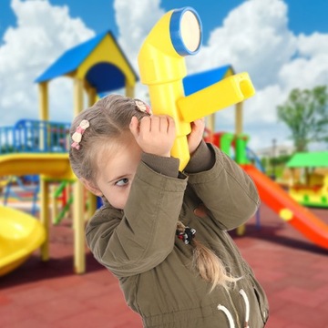 Монокулярная игровая площадка, перископ, мультфильм, родитель, ребенок, научное образование
