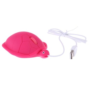 Śliczne żółwie myszy USB 3D żółwie myszy do laptopa PC zielone