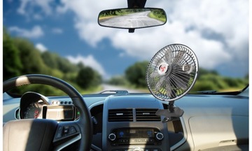 Хромированный вентилятор 24В 8