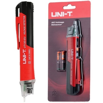 DETEKTOR UNI-T UT12D WYKRYWACZ TESTER NAPIĘCIA KABLI PRZEWODÓW BEZDOTYKOWY