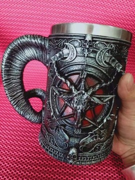 ПИВНОЙ МУФЕЛЬ BAPHOMET PENTAGRAM - СТИЛЬНЫЙ - 0,6 л