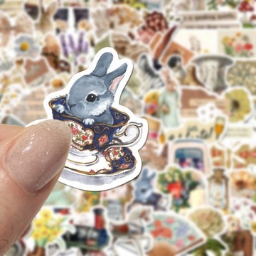 100 шт РЕТРО наклейки на ноутбук в подарок.