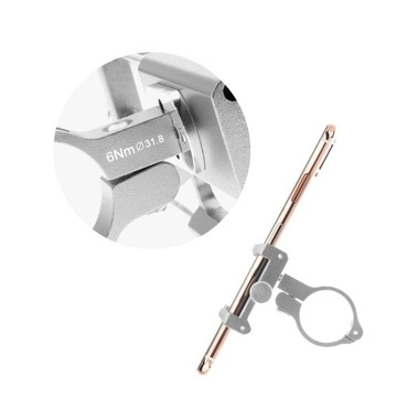 Uchwyt rowerowy na kierownice GUB G85 na rower hulajnogę aluminium