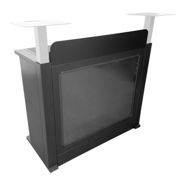 DNA DJ BOOTH BK CZARNY STÓŁ STANOWISKO DJ PODŚWIETLANA TABLICA LED RGB