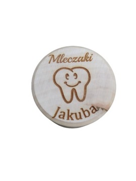 pudełeczko na mleczak ,mleczaki ząbek grawer imię