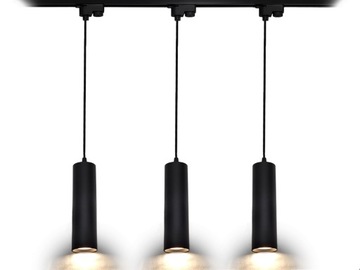 Oświetlenie Szynowe LED 3x Lampa Reflektor GU10 Szynoprzewód 1,5m 1-Fazowy