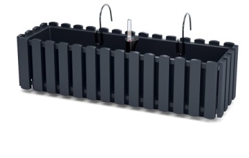 3x балконный ящик DDEF600W Балконный горшок + Керамзит 3л