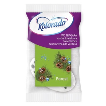 Kolorado Niagara - Kostka do WC z koszyczkiem - Forest