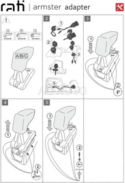 Podłokietnik STANDARD Ford Connect II 2018- , +USB