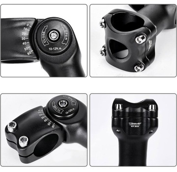 кронштейн велосипедного выноса Toptrek a8200 31,8/110 мм