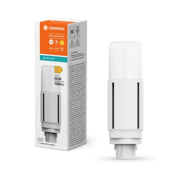 Świetlówka Dulux LED D26 9,5W=26W 3000K 1080lm G24D 300 ° 230V LEDVANCE