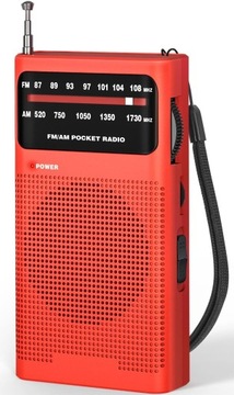 RADIO NA BATERIE PRZENOŚNE KUCHENNE BUDOWLANE FM AM MINI JACK ANTENA