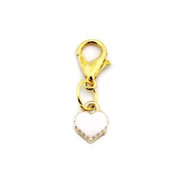 ZAWIESZKA DO BRANSOLETEK CHARMS SERCE EMALIA BIA.