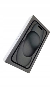 ORYGINALNE PUDEŁKO APPLE IPHONE 15 CZARNE BLACK pudelko box
